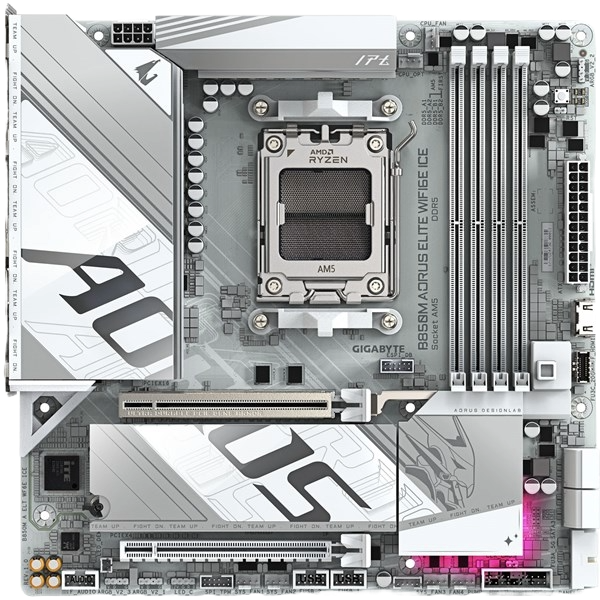 Gigabyte B850M AORUS ELITE WIFI6E ICE AMD Socket AM5 mATX